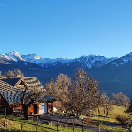 Chalet Mounette Ski Sauna Lac Embrun Puy-Sanieres Eksteriør billede