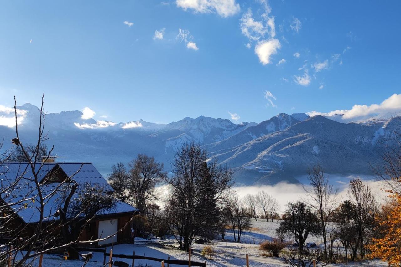Chalet Mounette Ski Sauna Lac Embrun Puy-Sanieres Eksteriør billede