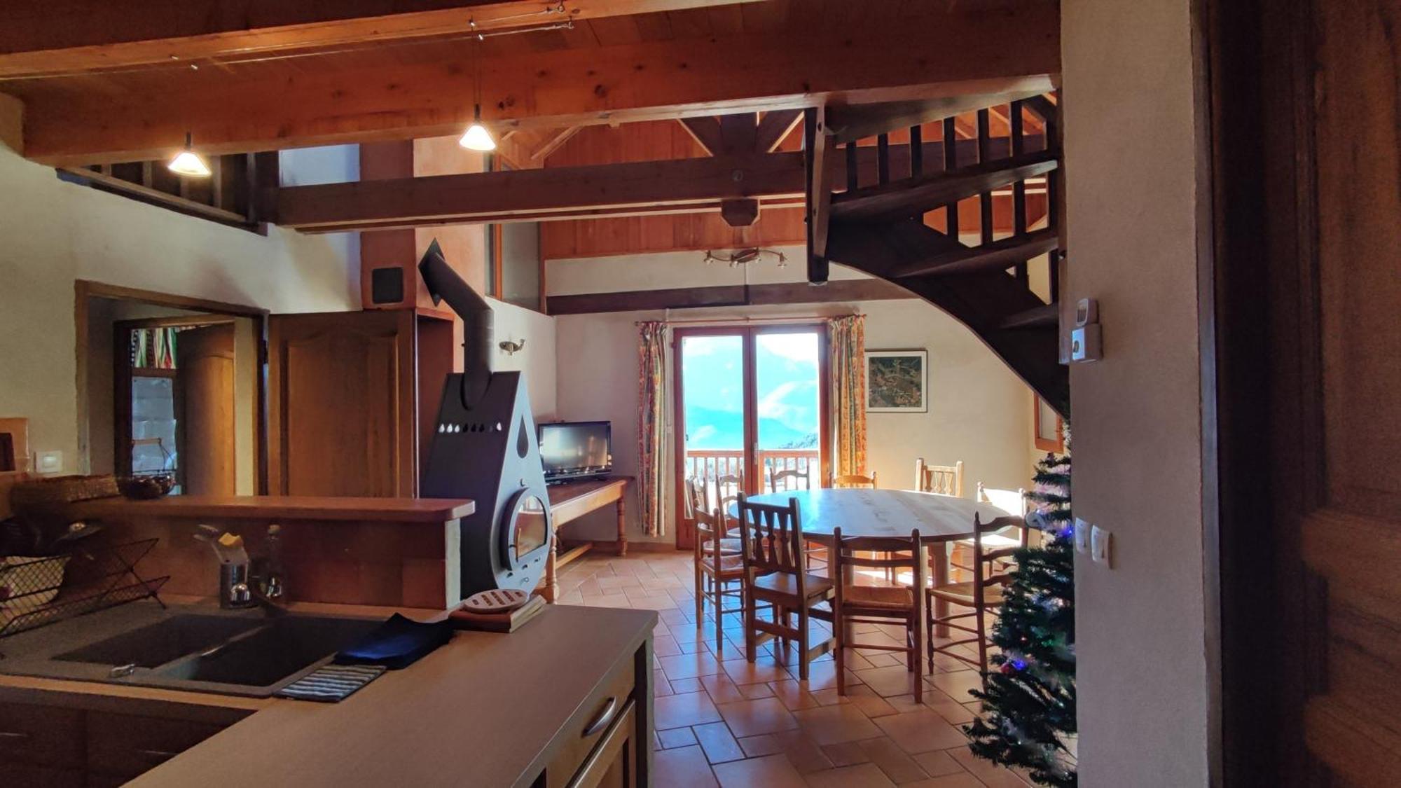 Chalet Mounette Ski Sauna Lac Embrun Puy-Sanieres Eksteriør billede